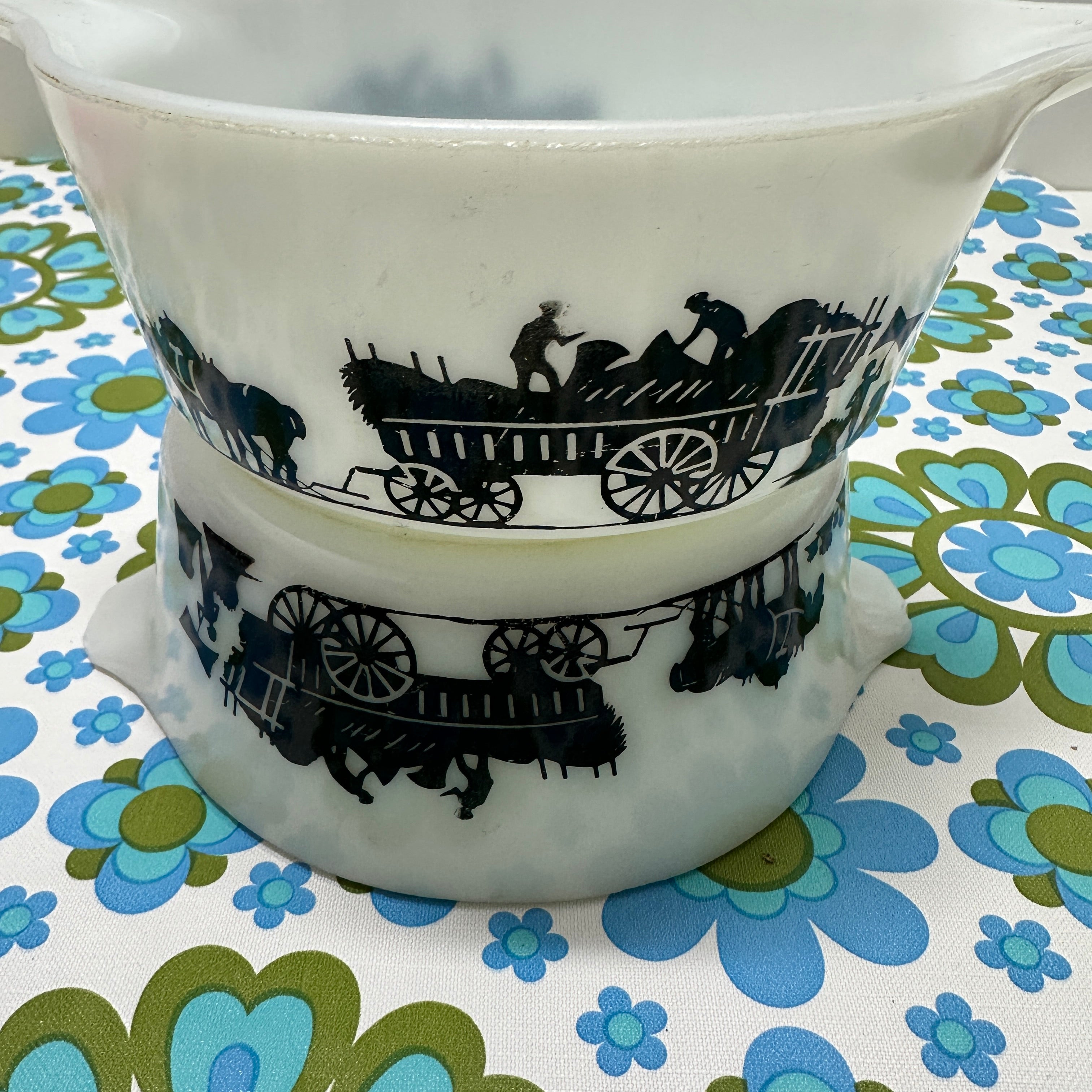 RETRO JAJ England Harvest Silhouette Pyrex