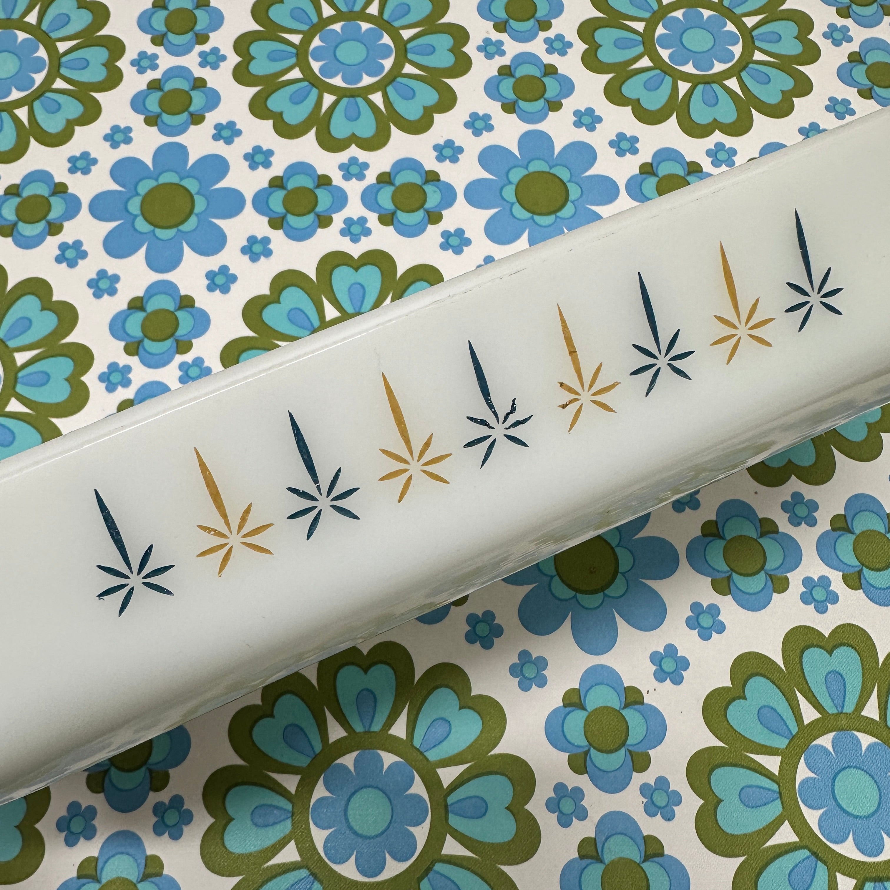 Vintage Anchor Hocking Casserole Dish USA Candle Glow