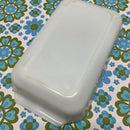 Vintage Anchor Hocking Casserole Dish USA Candle Glow