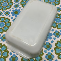 Vintage Anchor Hocking Casserole Dish USA Candle Glow