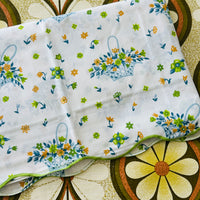 AMAZING Scalloped Edge Vintage Cotton Sheet