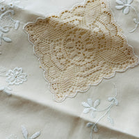 STUNNING Linen Embroidered Vintage Pillow Cases PAIR