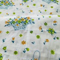 Sweet UNUSED Cotton Vintage Flat Sheet