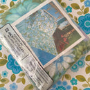 Single Canon Monticello SHEET Set VINTAGE Blue Floral
