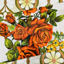 New RETRO FLORAL Tea Towel