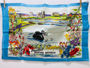New RETRO Swan WA Tea Towel
