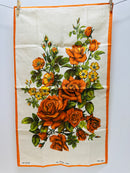 New RETRO FLORAL Tea Towel