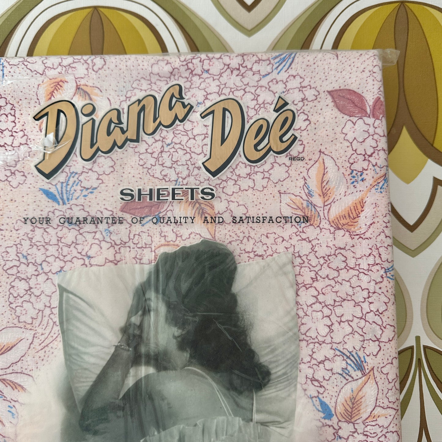 VINTAGE Diana Dee QUEEN Bed Sheet SET