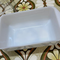 Vintage PYREX Casserole Dish Excellent Condition WHITE