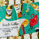 IRISH Vintage Coffee Tea Towel ADORABLE