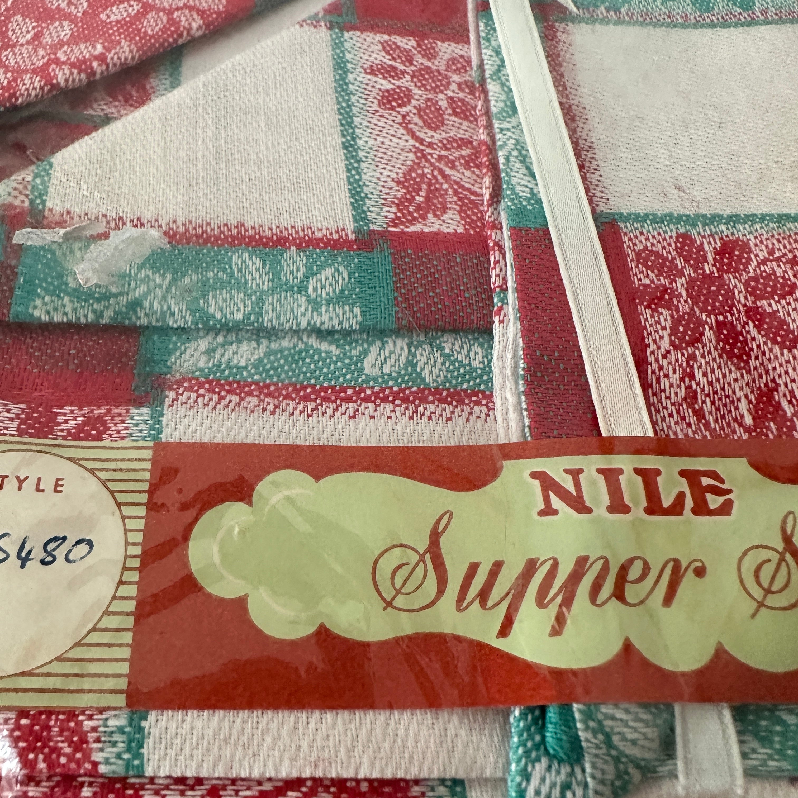 Vintage NILE Supper Set & Napkins