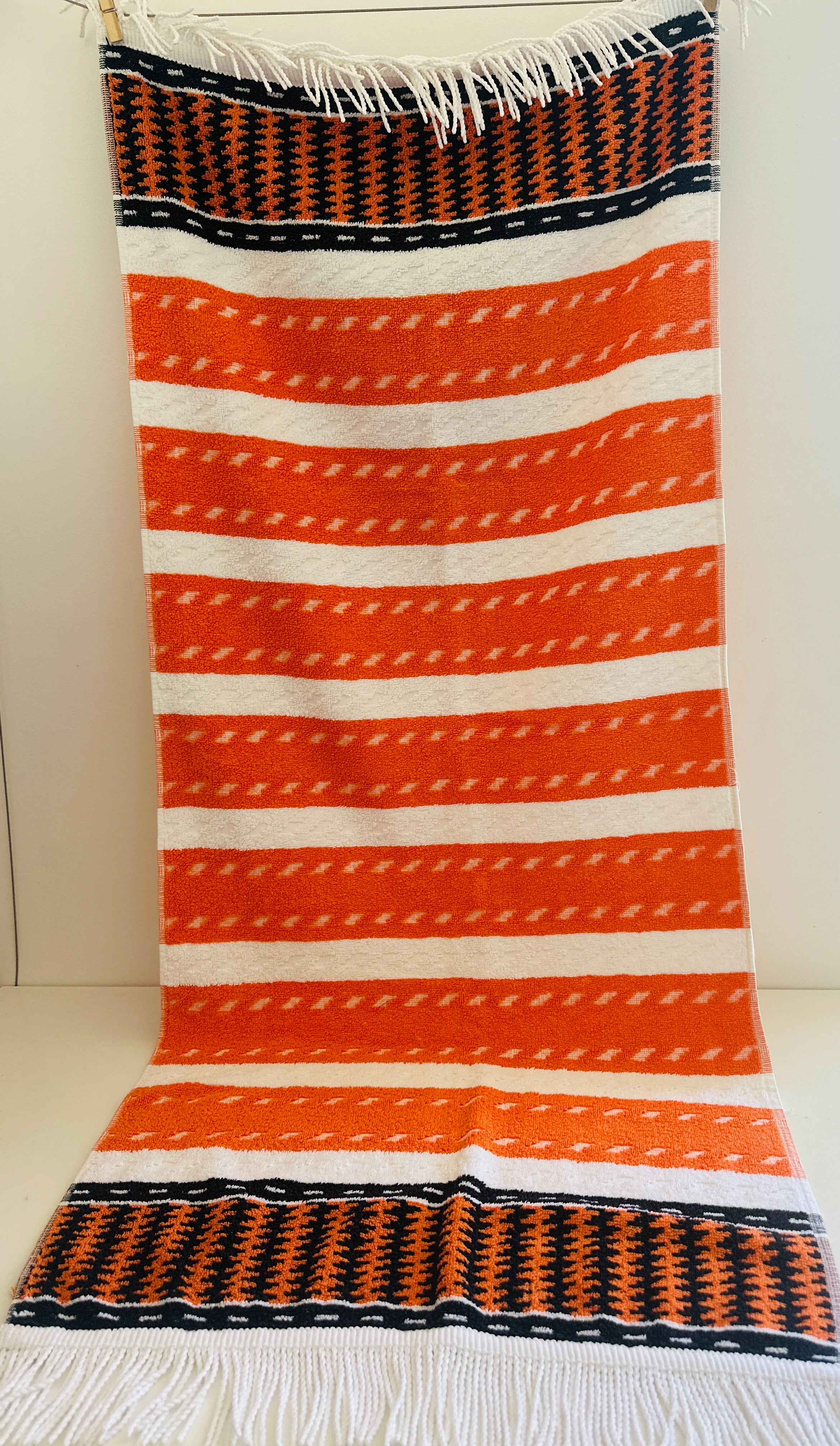 DICKIES Vintage Coton Bath Towel Fringe