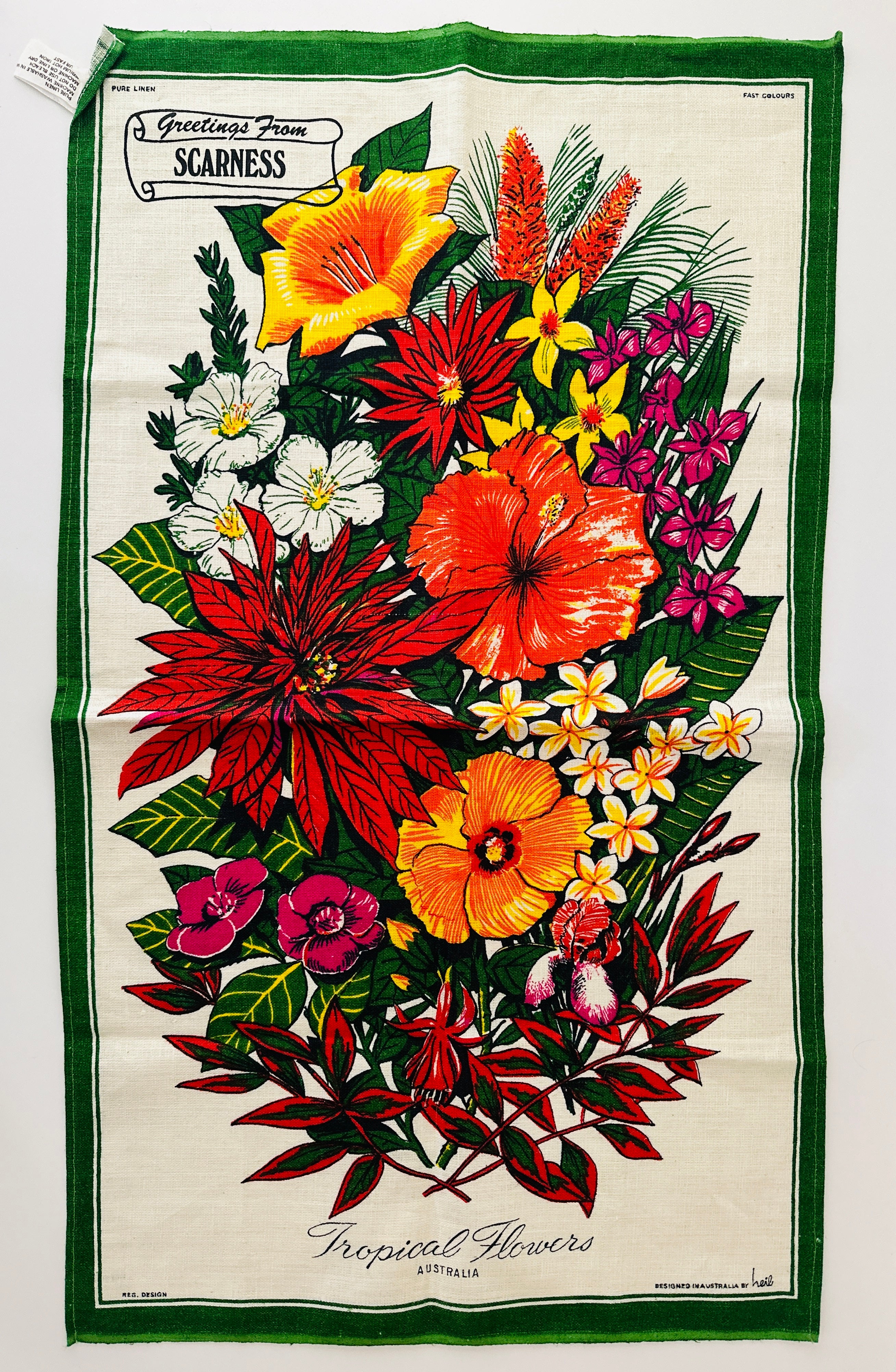 SCARNESS Fast Colours Vintage Tea Towel