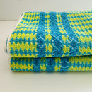 Pair of Vintage Diamond TARA Cotton Bath Towels