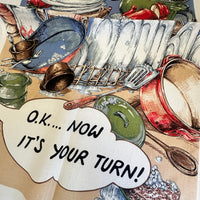 Linen Cotton Vintage Unused Tea Towel Kerang District Hospital