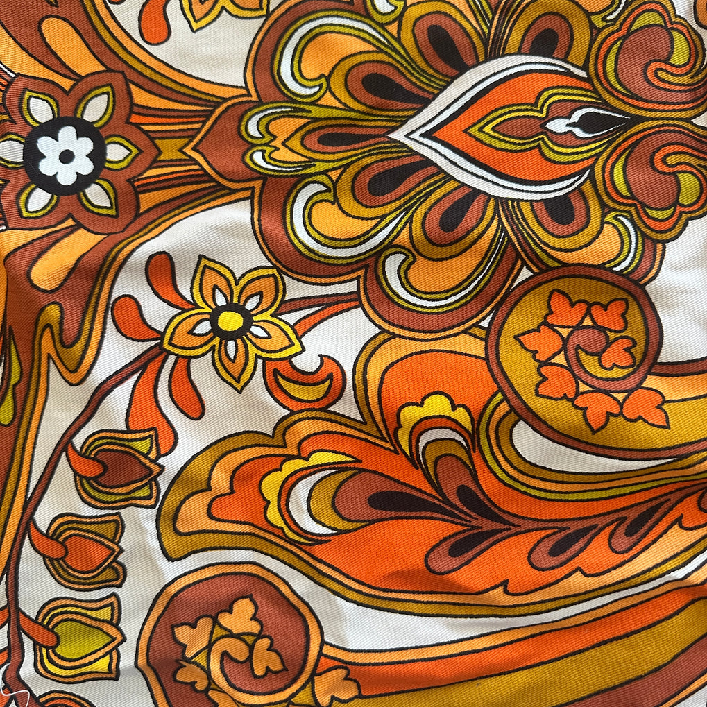 110cms Mid Century Curtain Remnant Cotton SONATA