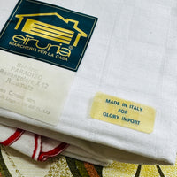 Made in Italy Vintage Tablecloth SET Scalloped Edge