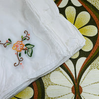 Vintage Handmade Napkins TWELVE Embroidered