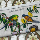 Birds of Australia Vintage Linen Tea Towel UNUSED