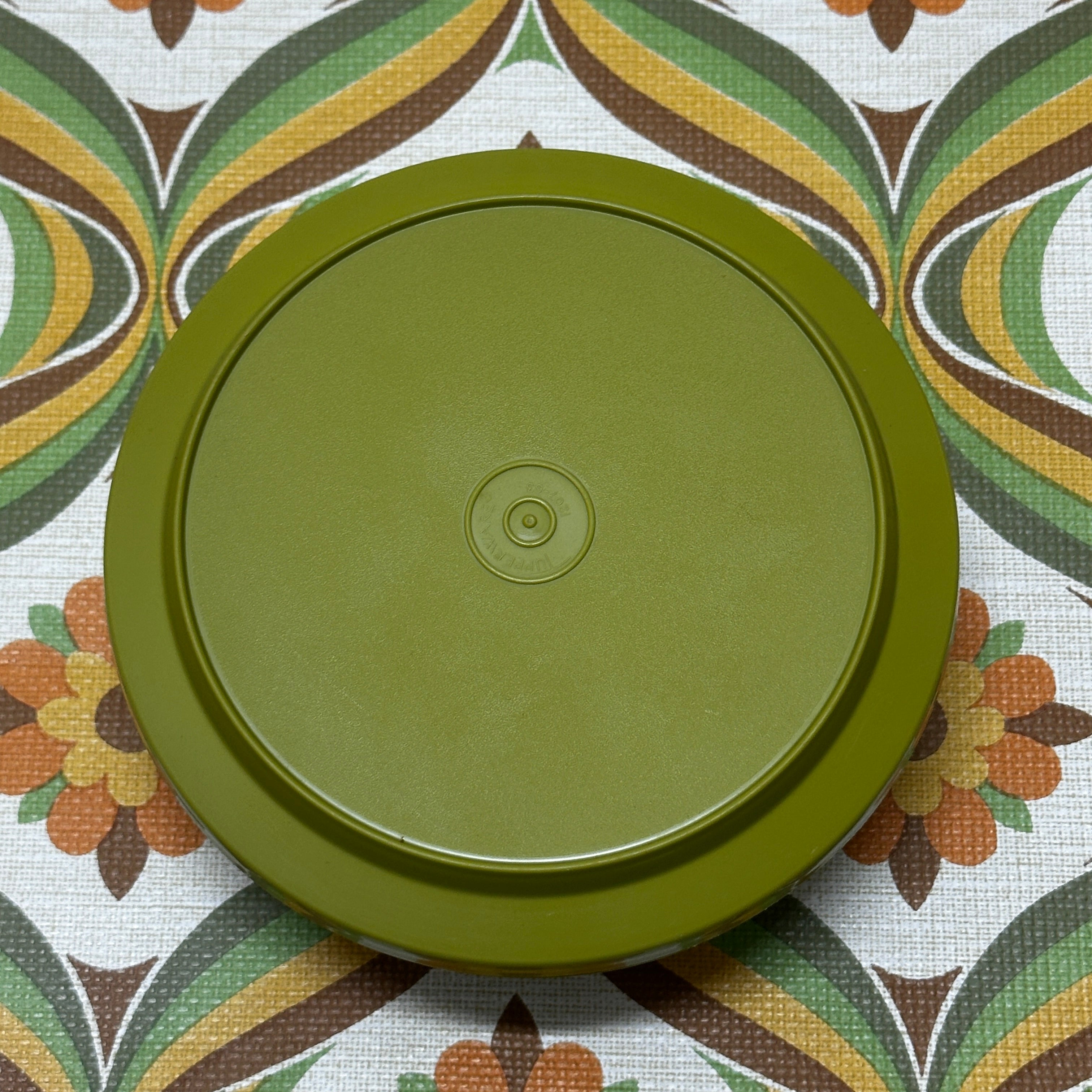 Shallow Vintage Retro Green Tupperware ONE