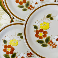 Retro Floral JAPAN Oven to Table Large Plate