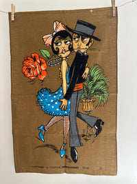 RARE Textile Impressions Tea Towel UNUSED