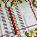 Stunning Rocklyn Irish Vintage LINEN Tea Towel UNUSED