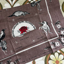 COLLECTABLE Rare DONALD CLARK Girl Guides Vintage LINEN Tea Towel UNUSED