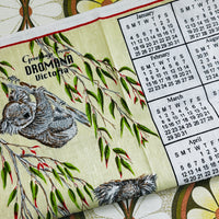 Australian Koala 1998 Tea Towel UNUSED