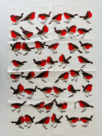 Birds Unused VINTAGE Tea Towel