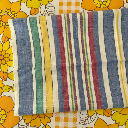 UNUSED Striped Cotton Tea Towel