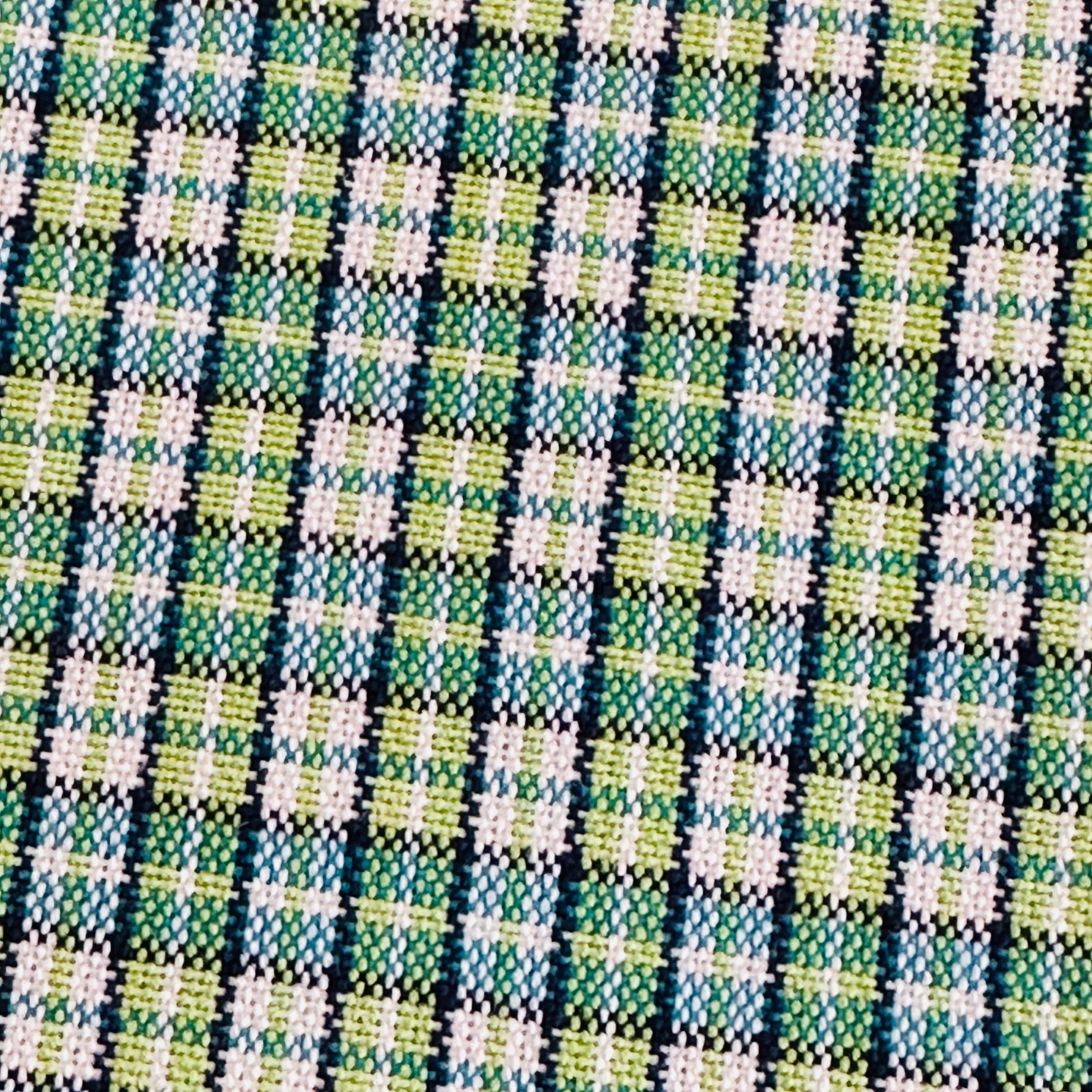 220cms Beautiful Green Checked Cotton FABRIC