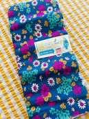 275cms Rare Vintage 100% Cotton Floral Fabric