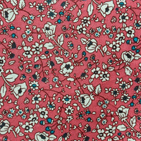 Sold by the Metre Pink Modern Floral Fabric