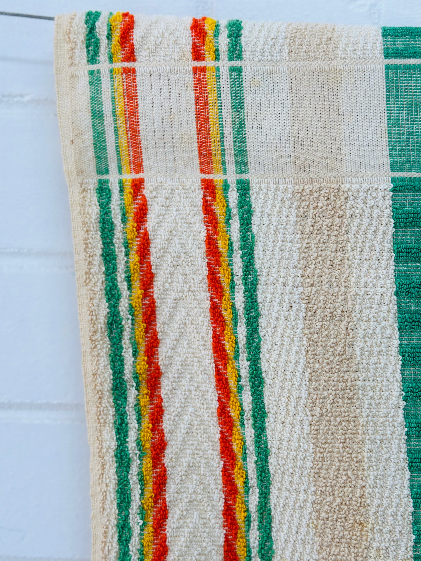 PAIR of Vintage bath Towels