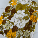 Vintage UNUSED Cotton Floral Sheet AMAZING # 2