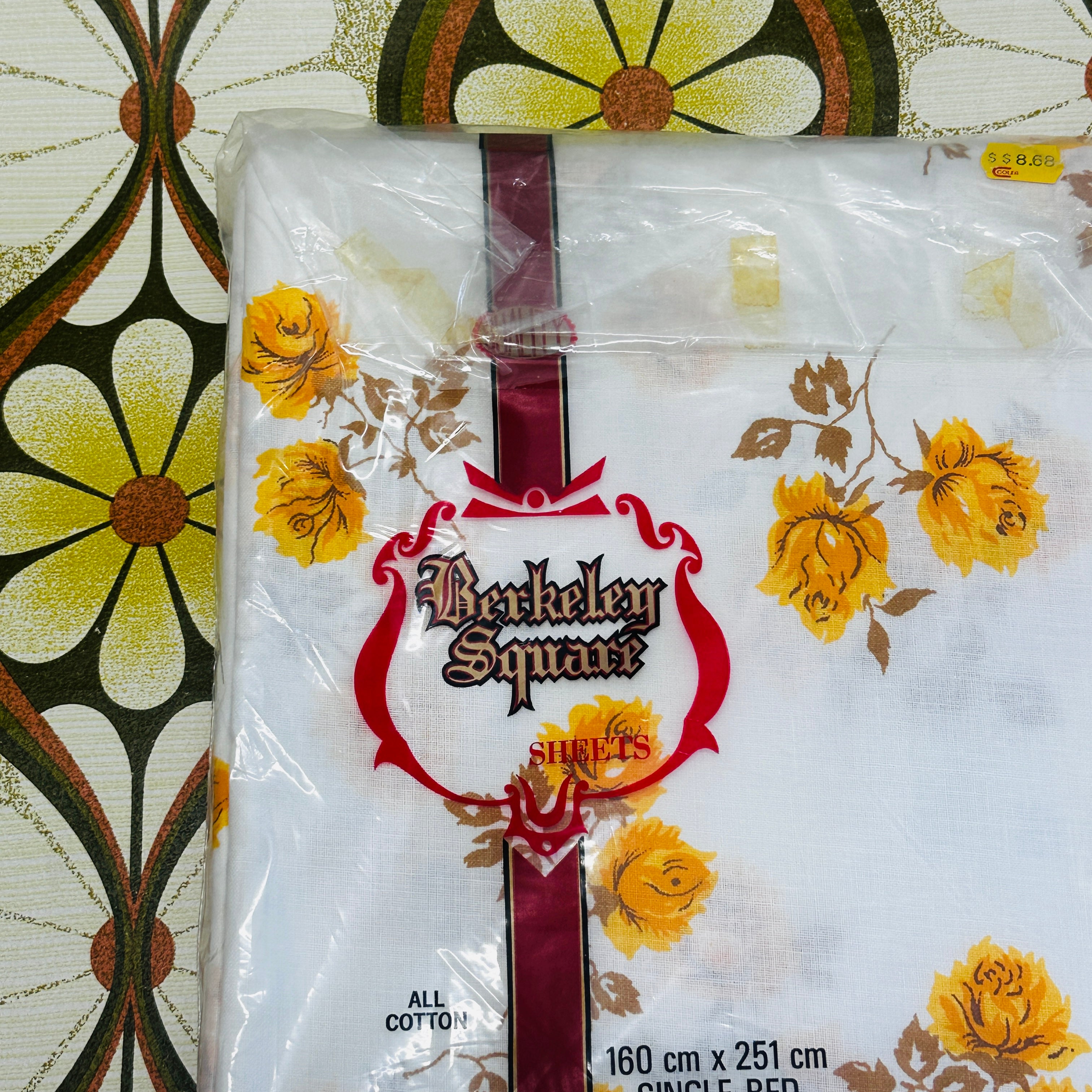 BERKELEY Square Sheets All Cotton Vintage