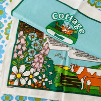 Made in UK Cottage Recipe Tea Towel