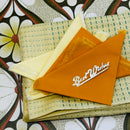Sweet Vintage BOXED Tablecloth Yellow Green Polka Dots