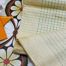 Sweet Vintage BOXED Tablecloth Yellow Green Polka Dots