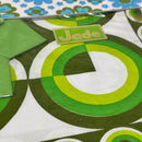 JADE Retro Tablecloth GREEN Cotton