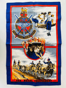 The Tournament By ULSTER Vintage Linen UNUSED Tea Towel