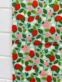 110cms All Cotton JAPAN Fabric Strawberries