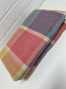 Pure Wool Blanket Pink & Blue