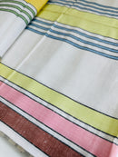 Made in Czechoslovakia Tea Towel UNUSED Vintage Multi Colour