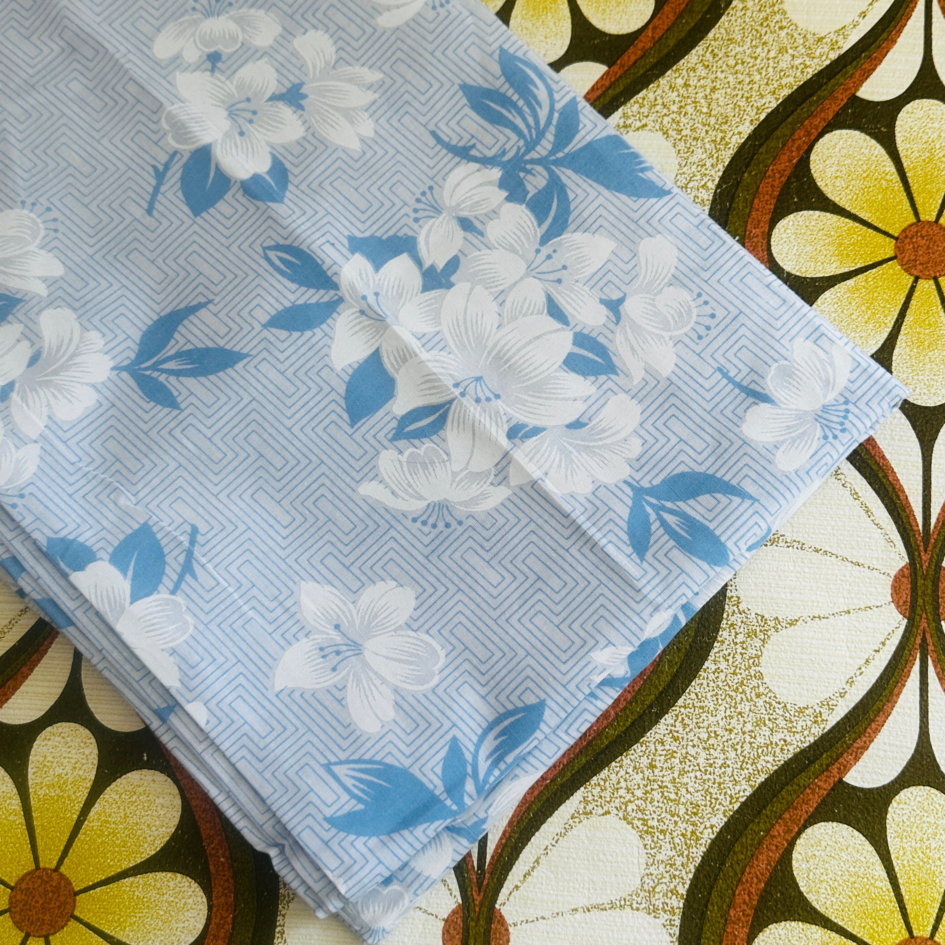 UNUSED VIntage Pillow Cases PAIR Cotton