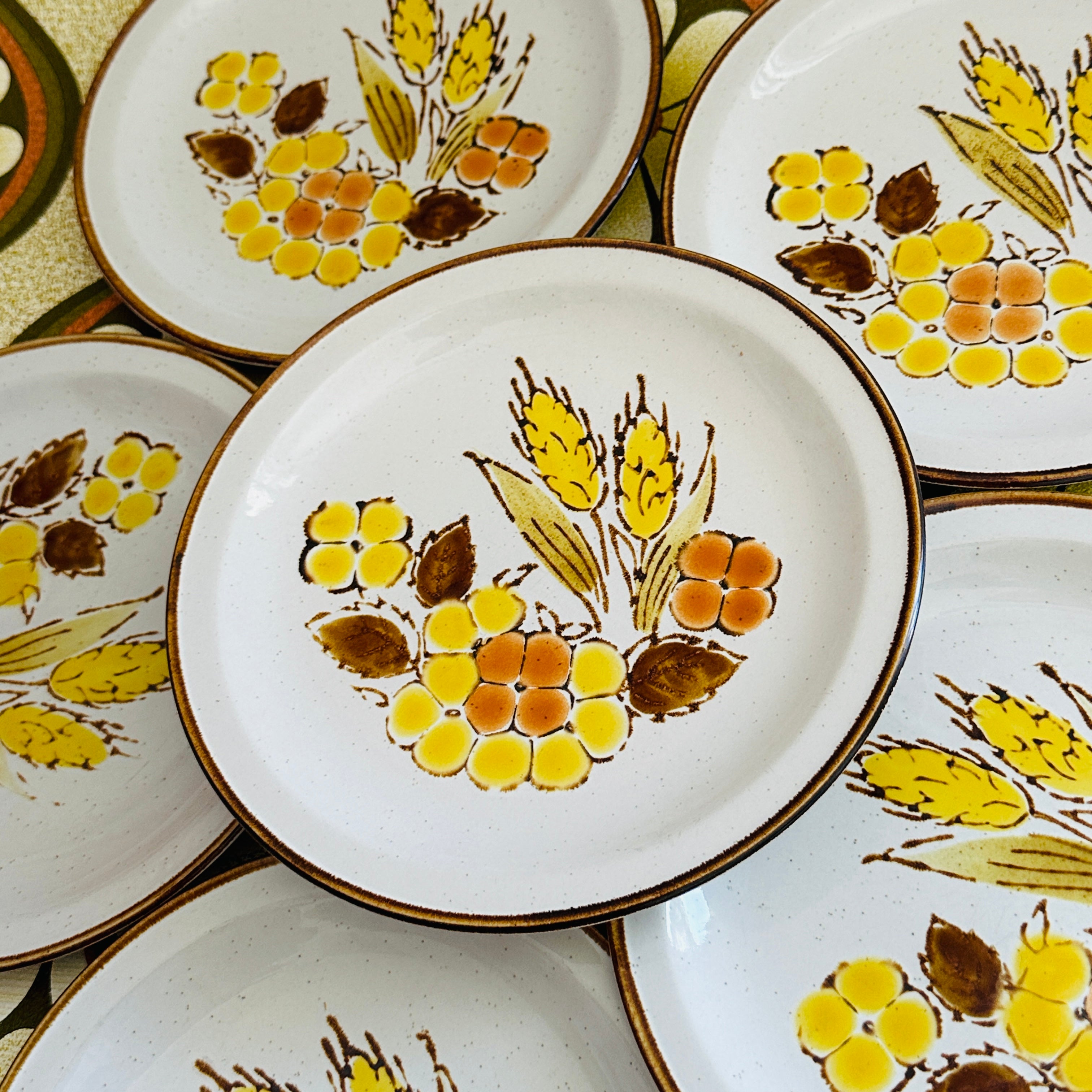 UNUSED Stoneware Japan Set of Side Plates