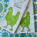LADELLE 2 Pack Tea Towel Cotton NEW