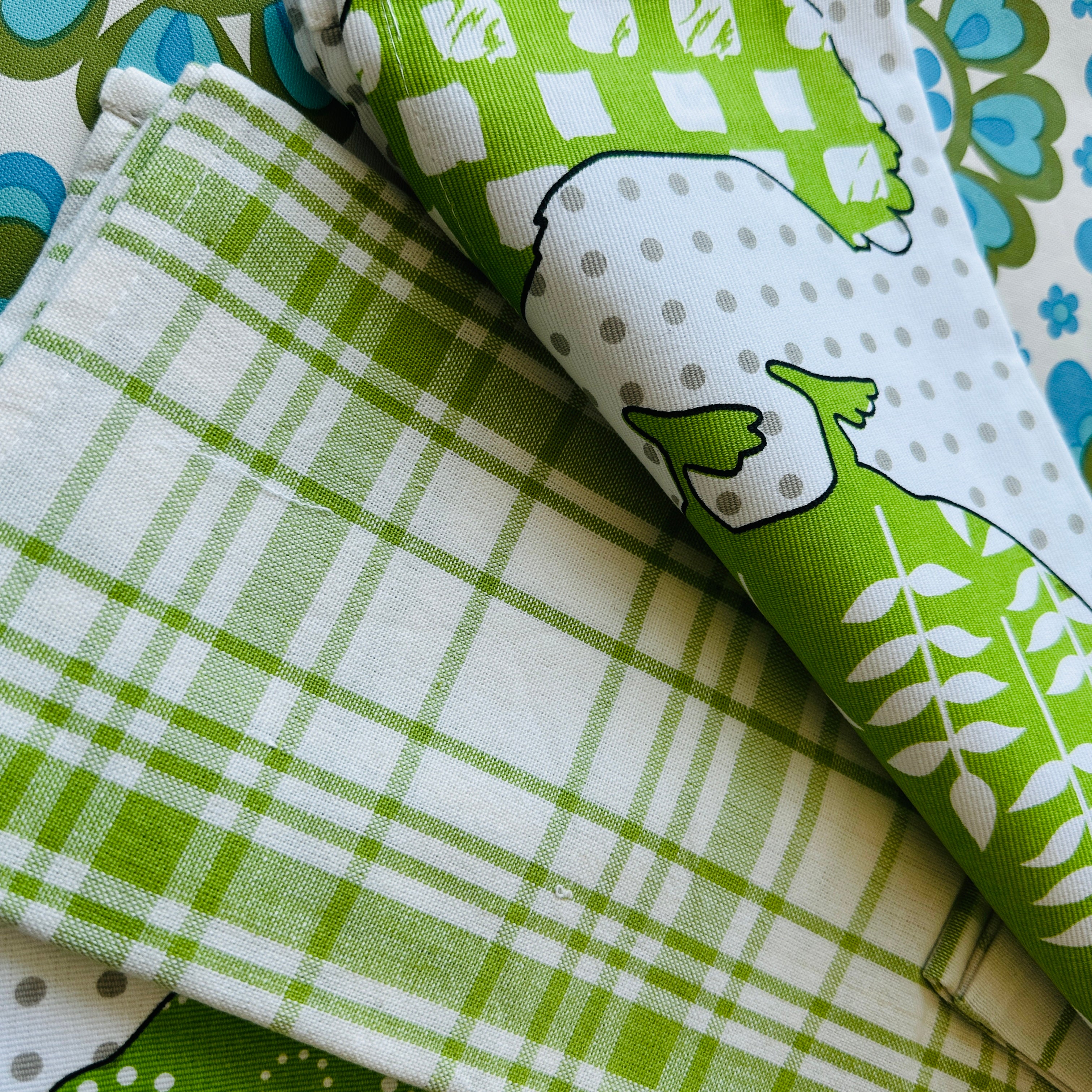 LADELLE 2 Pack Tea Towel Cotton NEW