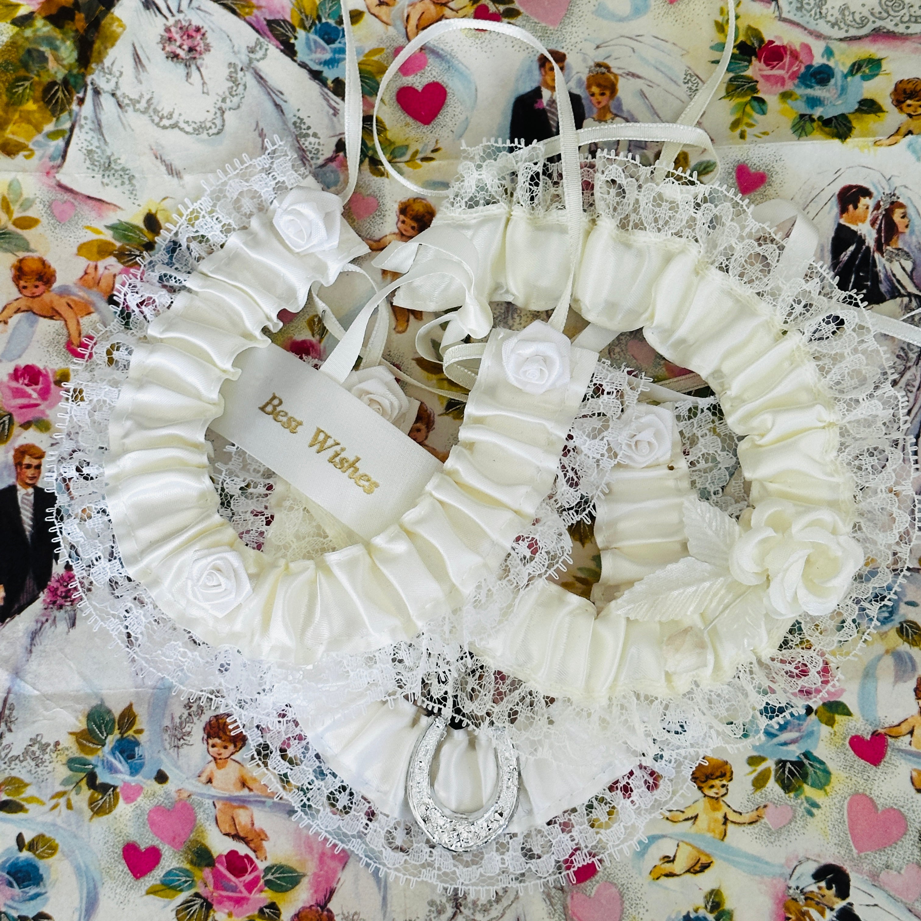 Large Lot of Wedding Garter Ornaments